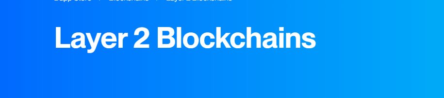  Layer-2 Blockchain - Scalable Infrastructure for Web3