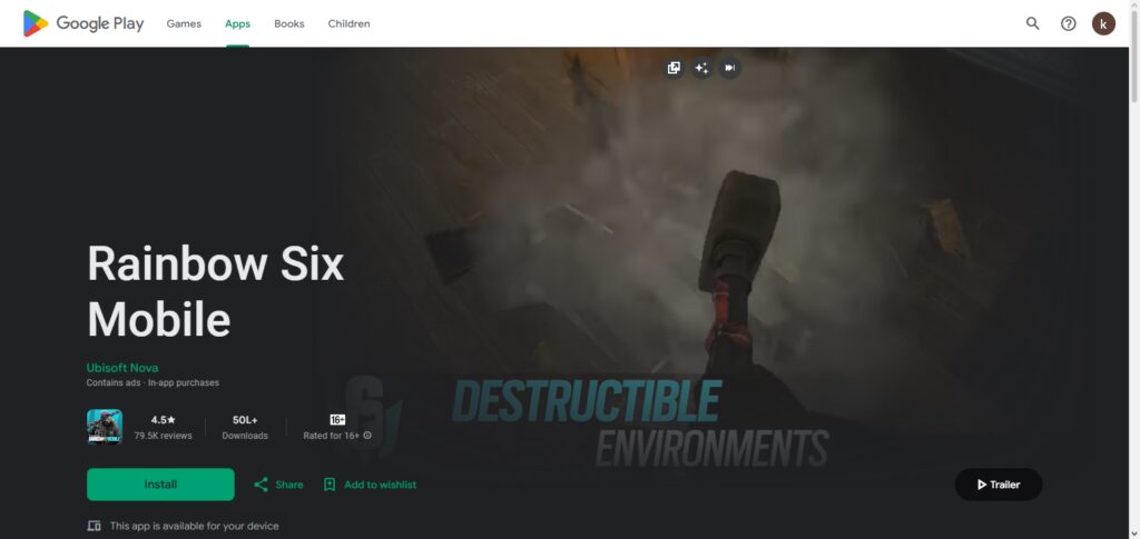 Rainbow Six Siege