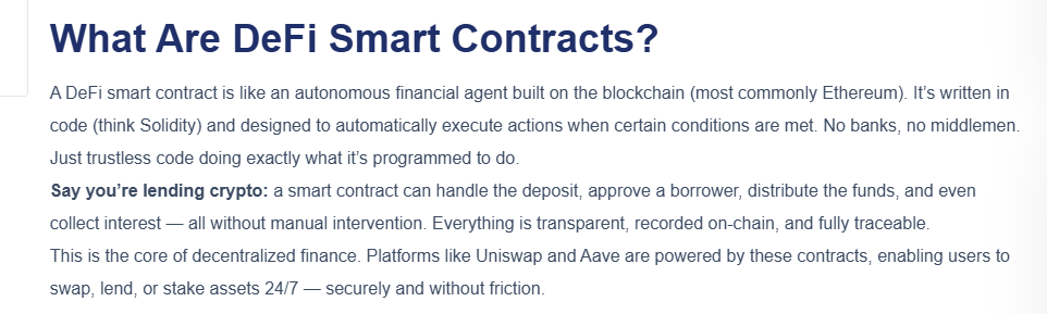  DeFi Smart Contracts - Programmable Financial Logic