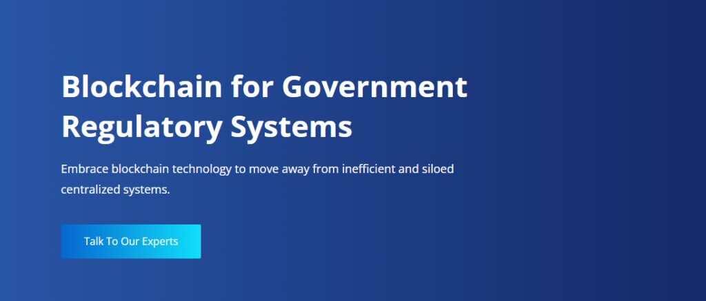 Regulatory / Government Blockchain - Foundation for Institutional Adoption