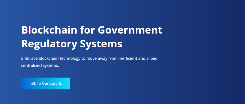 Regulatory / Government Blockchain - Foundation for Institutional Adoption