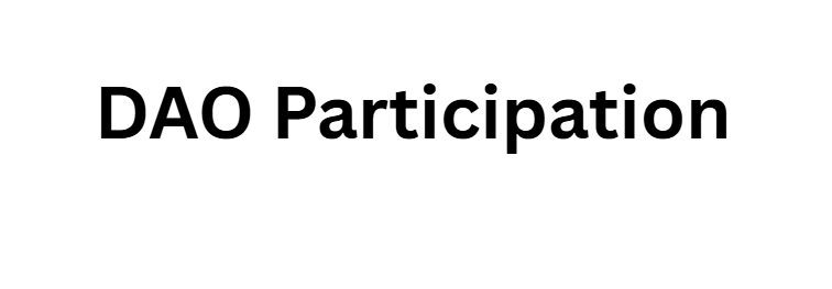 DAO Participation