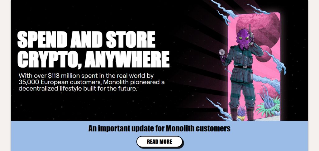 Monolith Visa Card
