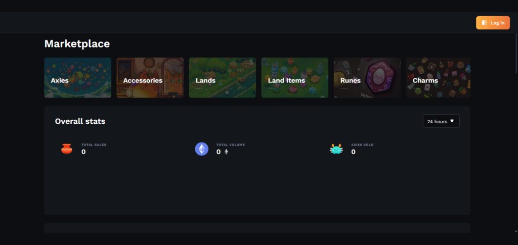 Axie Infinity Marketplace