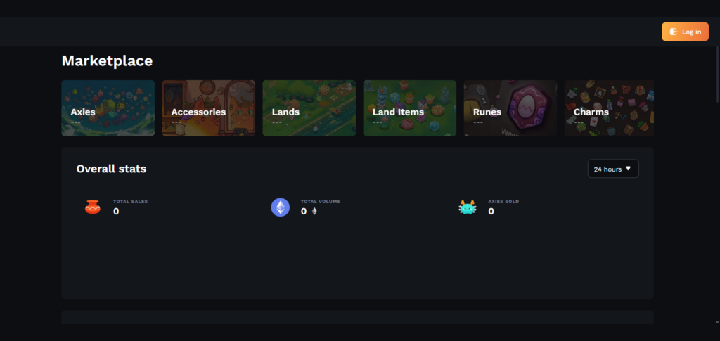 Axie Infinity Marketplace