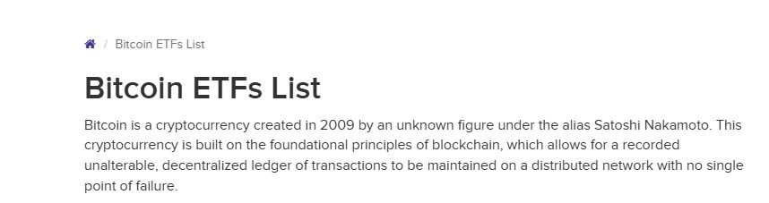 Bitcoin ETF Expansion