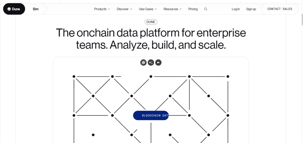 10 Chainalysis Alternatives: Best Blockchain Analytics Tools 4 .Dune Analytics