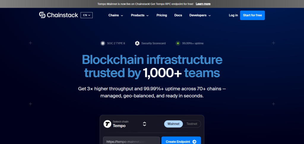 10 Alchemy Alternatives: Web3 Developer Platforms 7 Chainstack