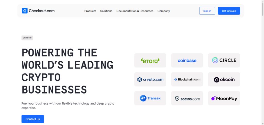 Checkout.com (Crypto API)