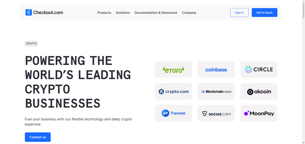 Checkout.com (Crypto API)