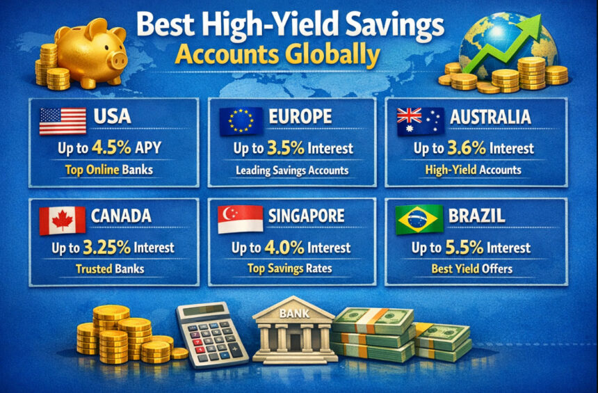10 Best High-Yield Savings Accounts Globally (2026)
