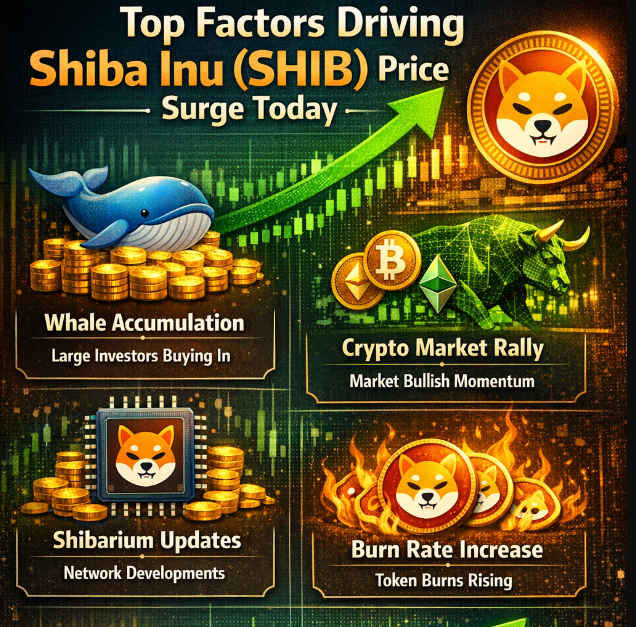 Top Factors Driving Shiba Inu (SHIB) Price Surge Today