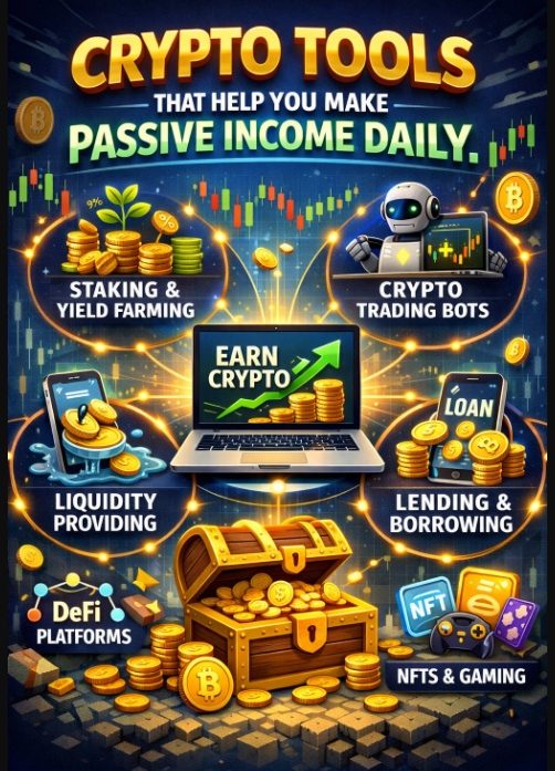 10 Crypto Tools That Help You Make Passive Income Daily (2026)