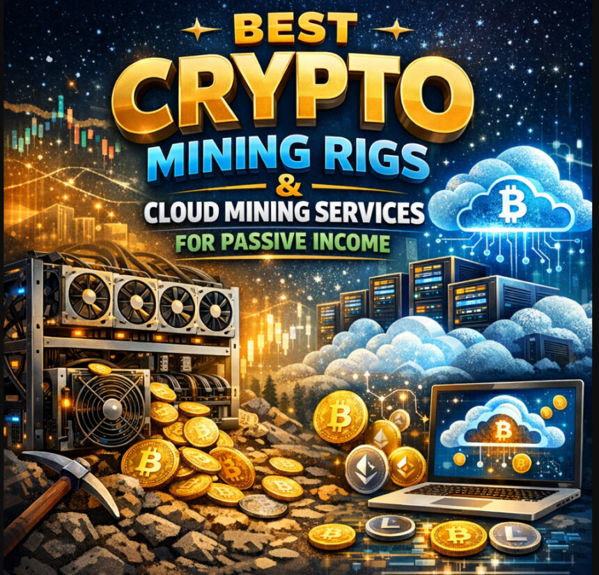 10 Best Crypto Mining Rigs and Cloud Mining Services for Passive Income