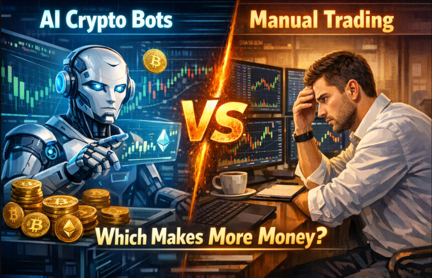 10 AI Crypto Bots vs Manual Trading – Which Makes More Money?