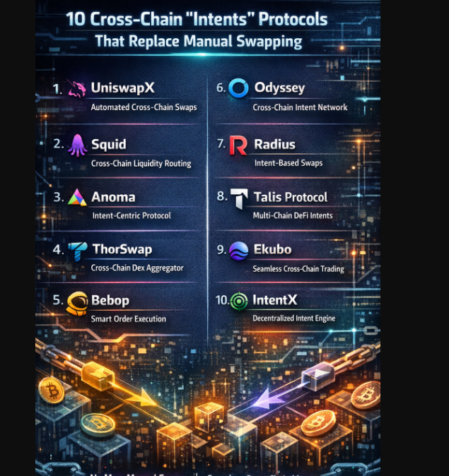 10 Cross-Chain "Intents" Protocols That Replace Manual Swapping