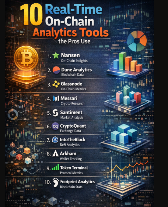 10 Real-Time On-Chain Analytics Tools the Pros Use