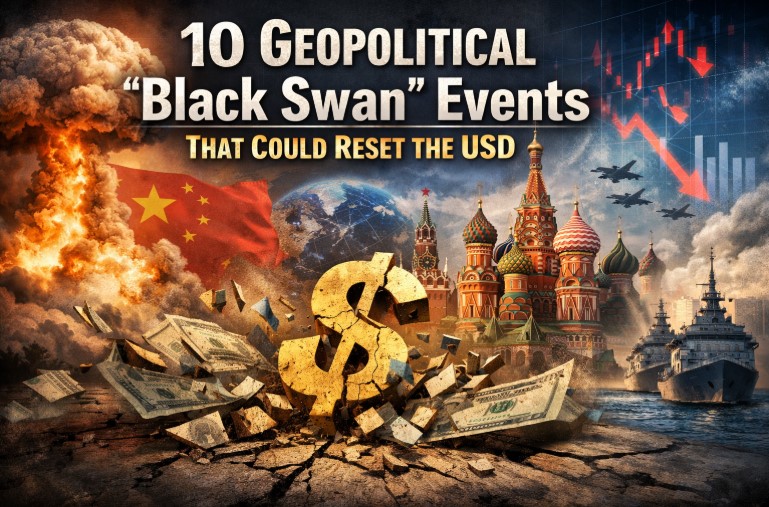 10 Geopolitical "Black Swan" Events That Could Reset the USD