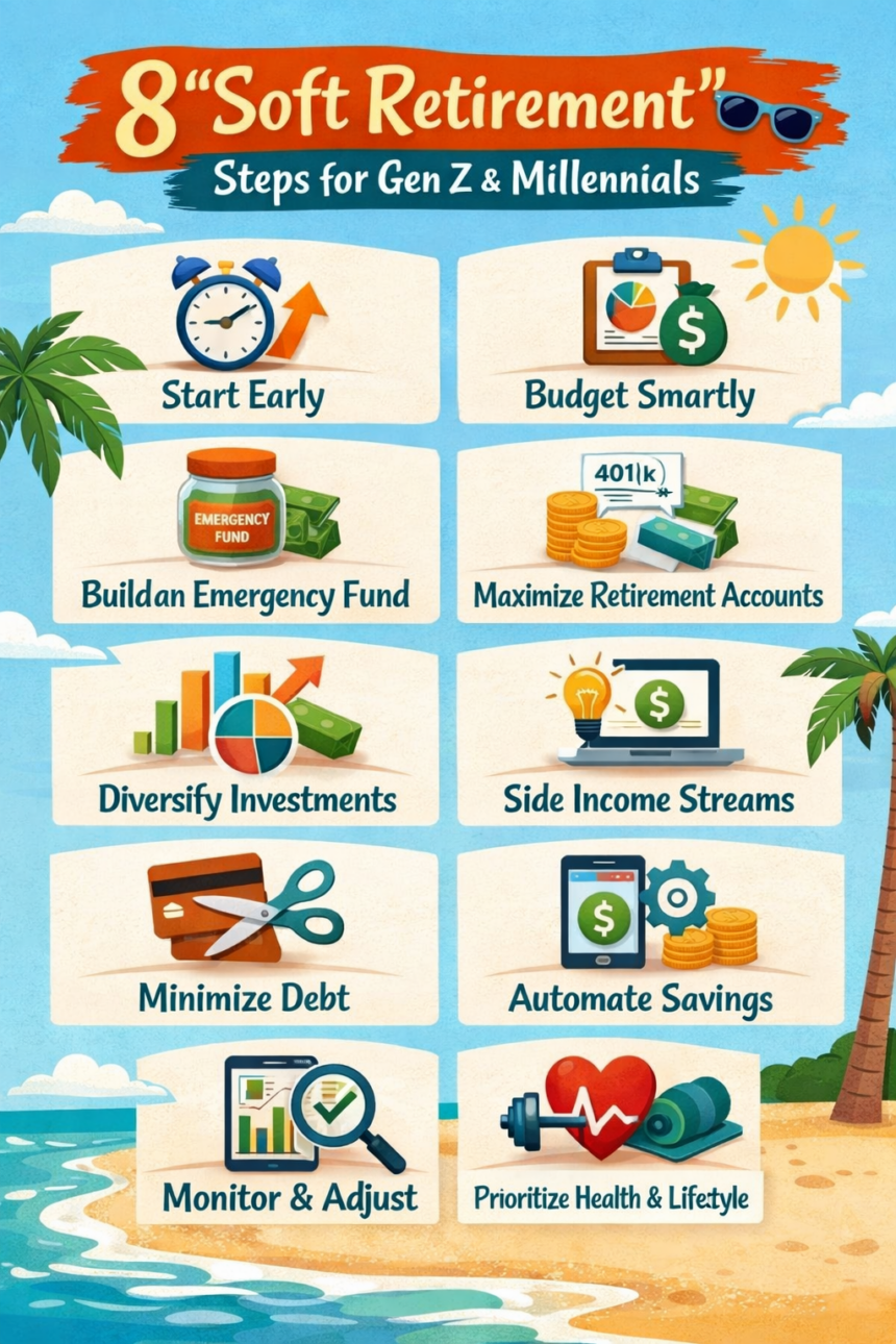 10  8 "Soft Retirement" Steps for Gen Z and Millennials