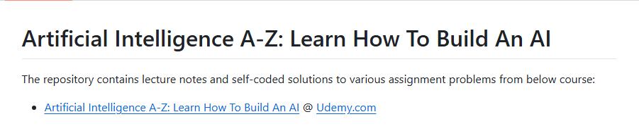 Artificial Intelligence A-Z™