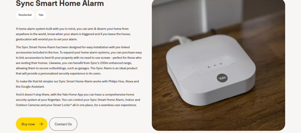  Yale Smart Home Alarm