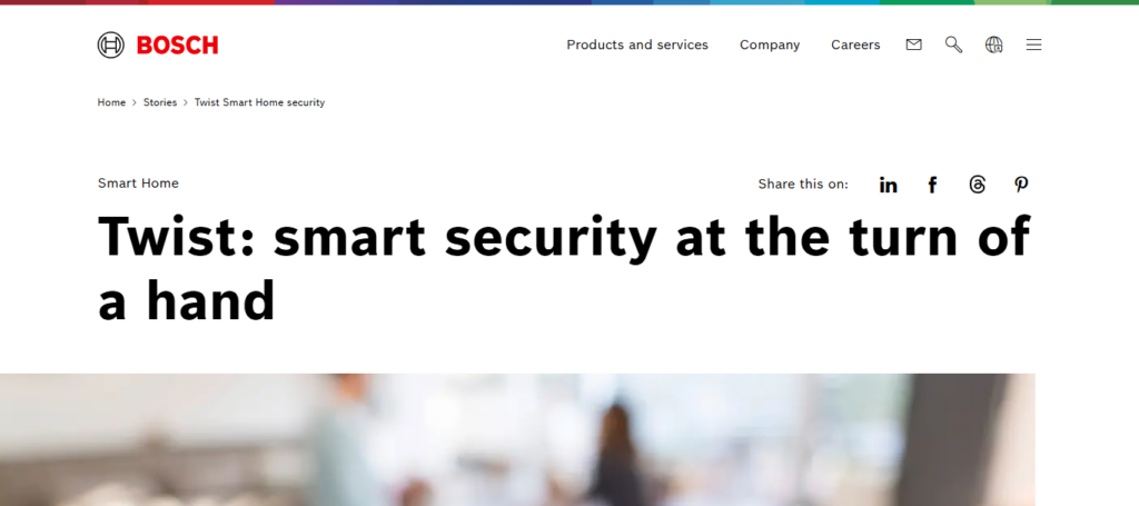 Bosch Smart Home Security