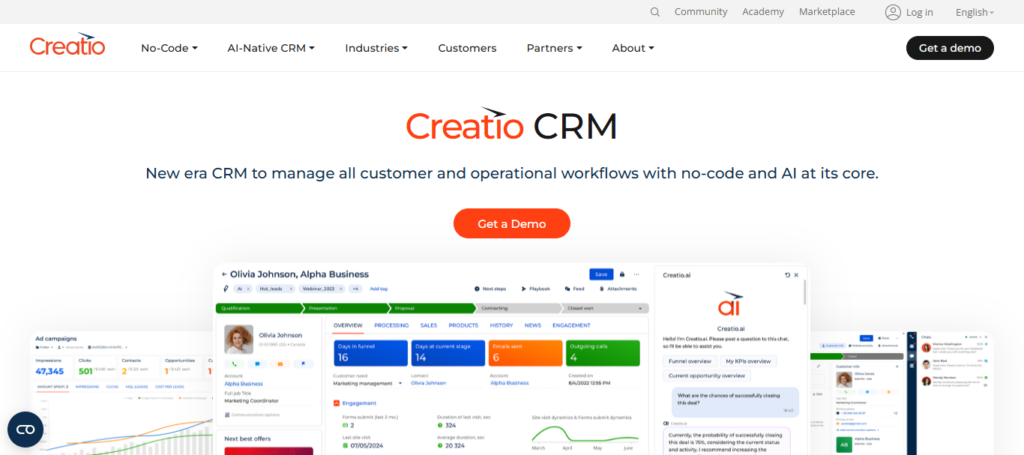 Creatio CRM
