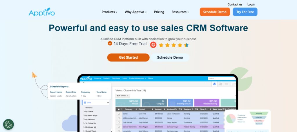 Apptivo CRM