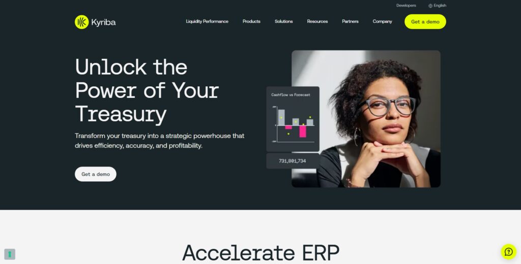 Kyriba AI Treasury Cloud