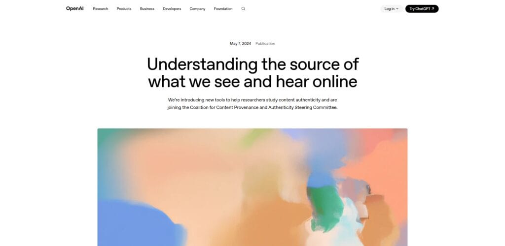 OpenAI Deepfake Detector
