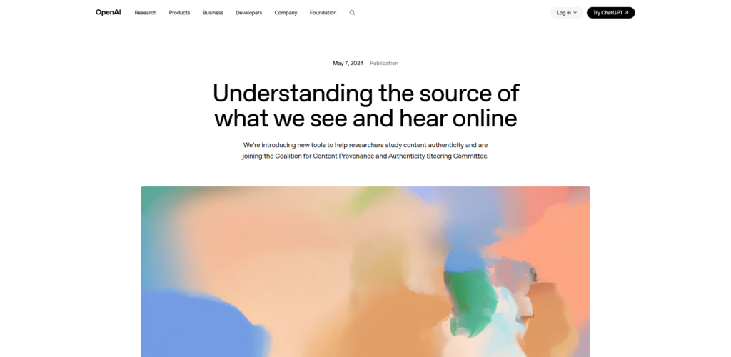 OpenAI Deepfake Detector