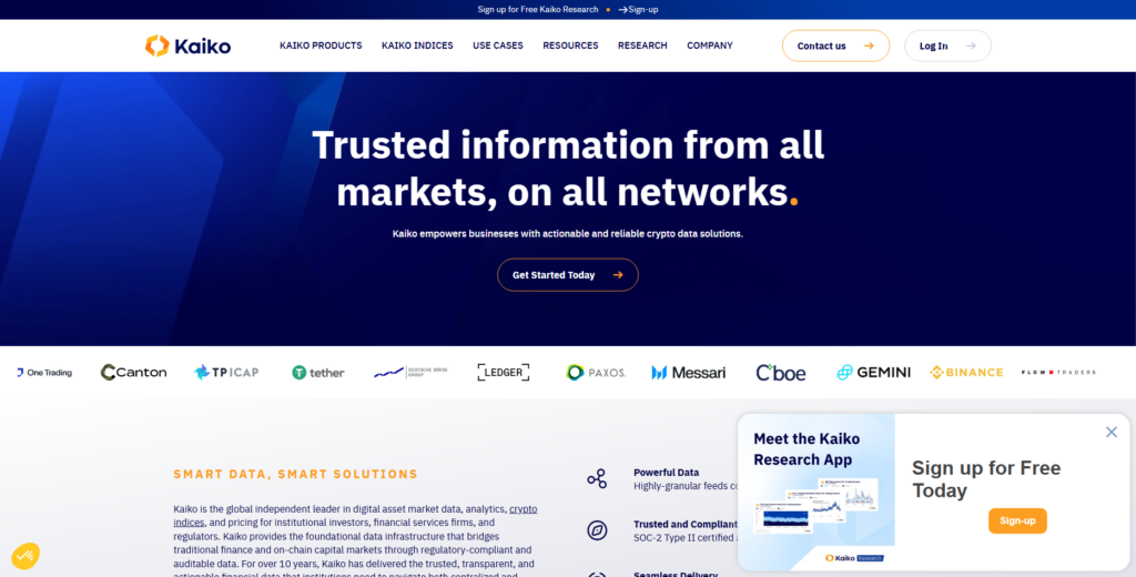10 Financial Software Tools That Integrate Banking, Crypto, and AI Insights 10 Kaiko AI Market Data