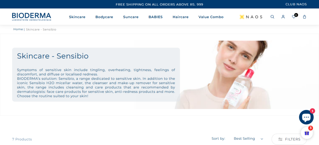  Bioderma (Sensibio Line)