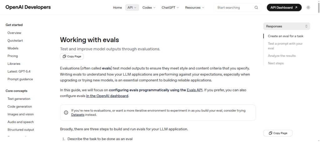 OpenAI Eval Framework