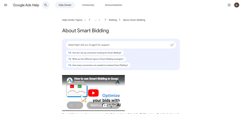 Google Ads (Smart Bidding)