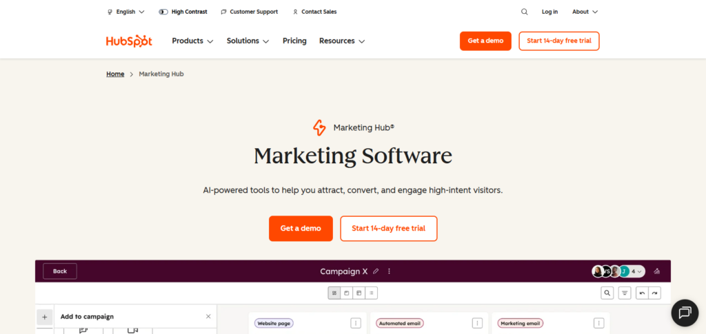 HubSpot Marketing Hub