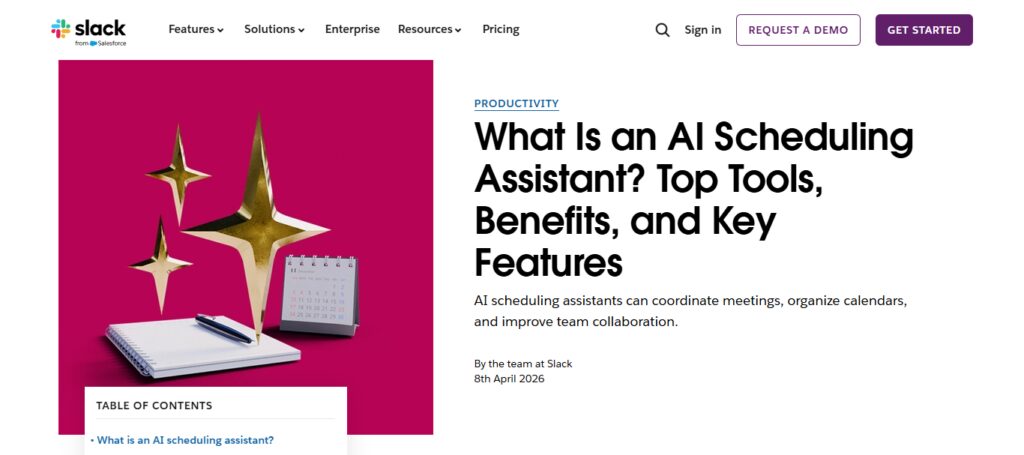 Slack AI Agent for Calendar