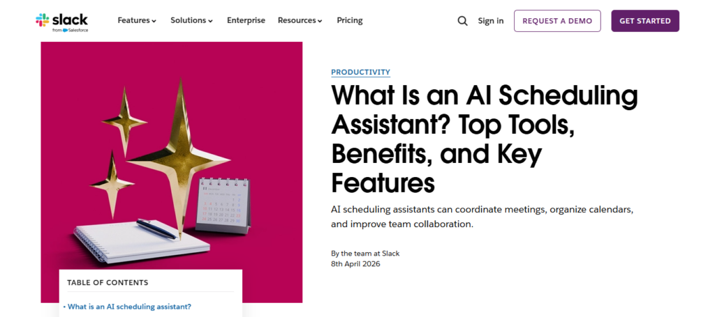 Slack AI Agent for Calendar
