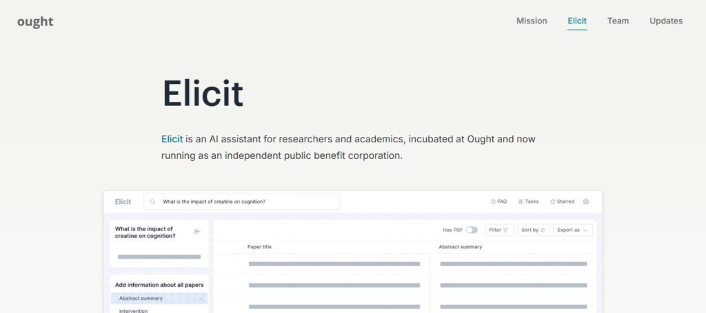 2. Elicit (Ought)
