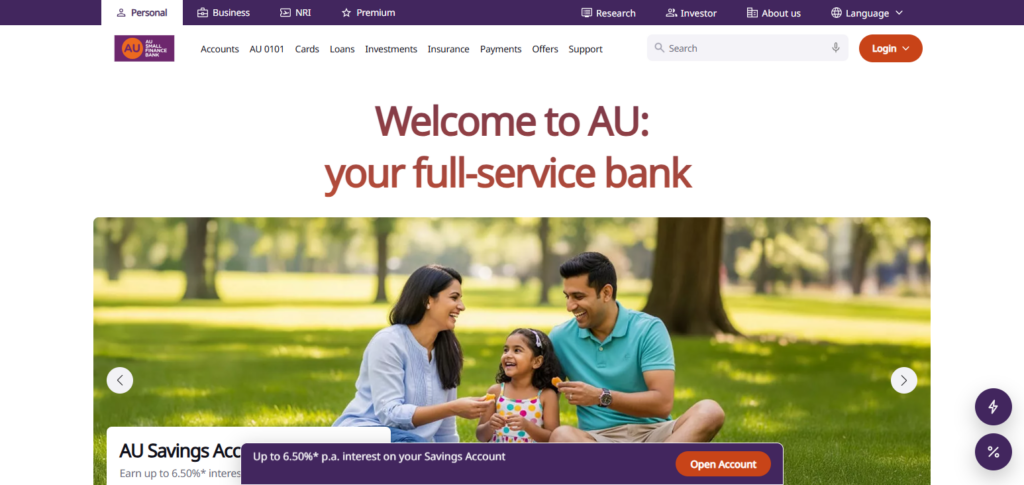 AU Small Finance Bank