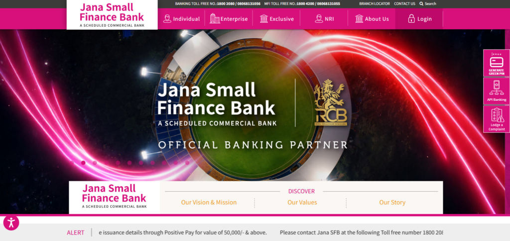  Jana Small Finance Bank