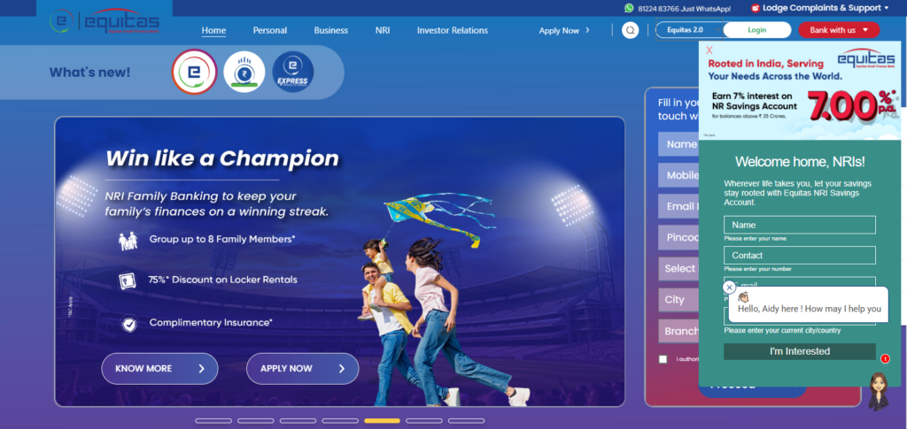 Equitas Small Finance Bank