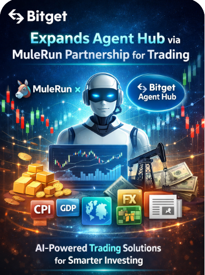 Bitget Expands Agent Hub via MuleRun Partnership for Trading