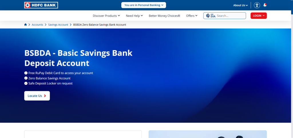 HDFC Bank Basic Savings Account