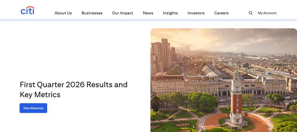 2. Citibank International Personal