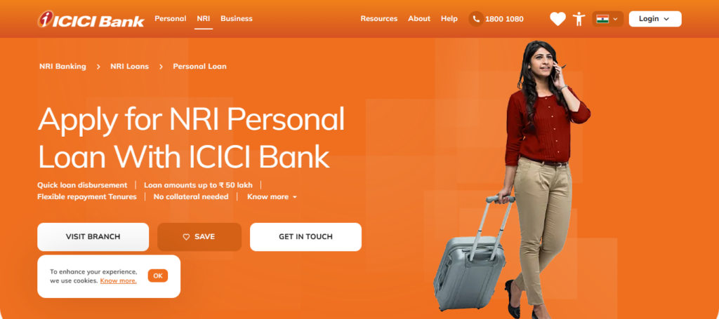 ICICI Bank NRI Personal Loans