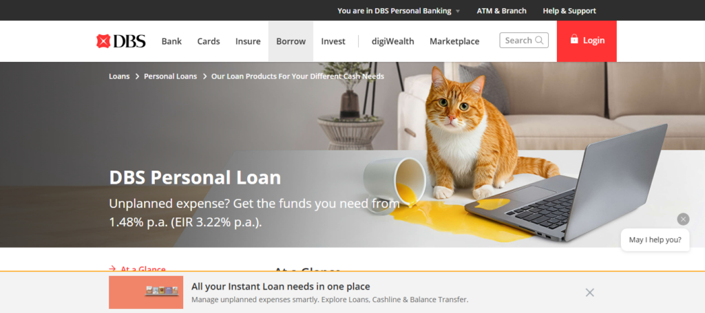 DBS Expat Loans (Singapore)