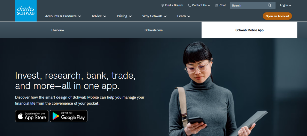 Charles Schwab Global Account App