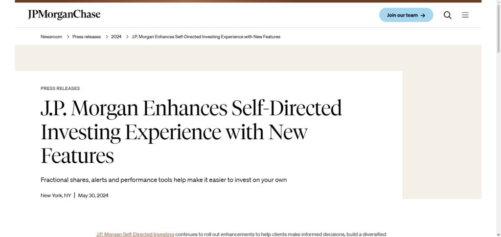 J.P. Morgan Self‑Directed Investing