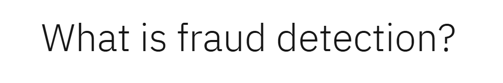 Fraud Detection & Security